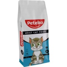 Peteko YETİŞKİN KEDİ KURU MAMASI BALIKLI 15 KG
