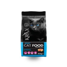 Krax Somonlu Yetişkin Kedi Maması 15 Kg