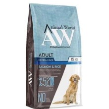 Animal World Somonlu Orta ve Büyük Yetişkin Irk Köpek Maması 15 kg