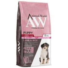 Animal World Kuzu Etli Yavru Köpek Maması 15 kg