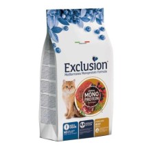 Exclusion Düşük Tahıllı Monoprotein Kısırlaştırılmış Sığır Etli 12 kg Yetişkin Kedi Maması