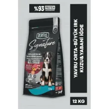 Signature Kuzulu Orta ve Büyük Irk Yavru Köpek Maması 12 Kg