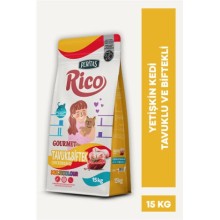 Peritas Rico Tavuklu Ve Biftekli Gurme Yetişkin Kedi Maması 15 Kg